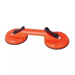 A&S TOOLSHOP Double Vacuum Suction Cup Lifter Aluminium & Rubber 95 Kg Capacity Red & Black, AS-29-image-2