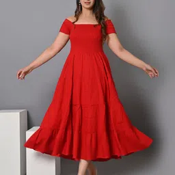 VYMO Fit & Flare Maxi Dress-picture-41