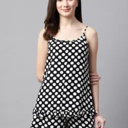 Meeranshi Black Printed Top Shorts Set-image-26