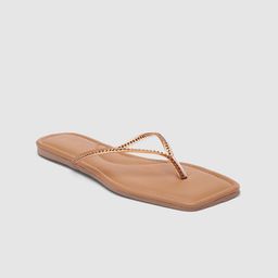 Inc 5 Women Embellished T-Strap Flats-39