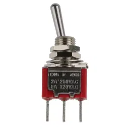 RS PRO Toggle Switch PCB Mount On-On SPDT Through Hole Terminal 250 V, 401703-23