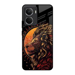 QRIOH Sun Faced Lion Printed Realme P3 5G Back Case Mobile Accessories-image-69
