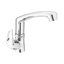 Jabra Swan Neck (H) Cosmo Series Brass Chrome Finish Deck Mount Silver-image-41
