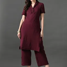Myshka Women Regular Kurta with Trousers-21