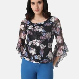 Kazo Black Lace Top-picture-13