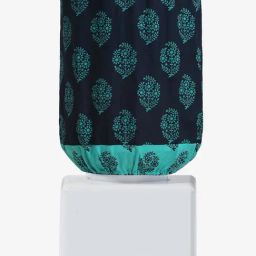 Swayam Printed Blue & Green Cotton Water Bottle Cover for 20 Liter Jar-49
