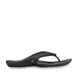 Crocs Kadee II Black Flip Flops-image-79