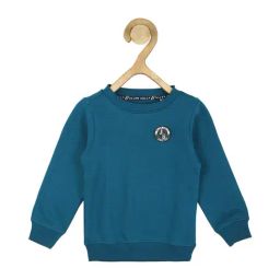 Allen Solly Junior Teal Solid Sweatshirt-image-71