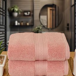 Myntra Elegant Homes 2-Pcs Peach 600 GSM Cotton HandTowels-26