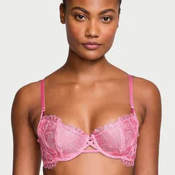 Victoria's Secret Dream Angels Wicked Floral EmbroideryBalconette Bra With All Day Comfort-picture-30