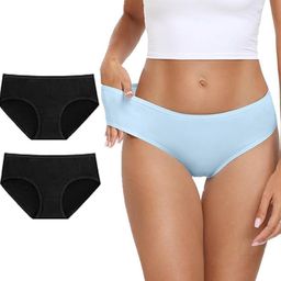 Diving Deep Women Pack of 3 Cotton Assorted Hipster Briefs-image-64