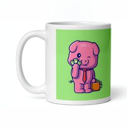 Mr UVD Multi-Coloured Ceramic Cup-image-57