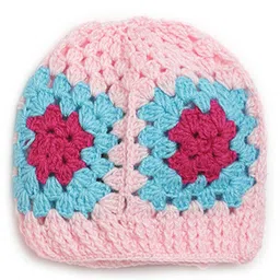 MayRa Knits Self Designed Hand Knitted Cap - Pink-picture-5