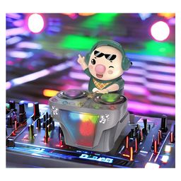 WOW Toys Delivering Joys of Life DJ Rock Musical Pig Robot Toy with LED Lights - Multicolour-33