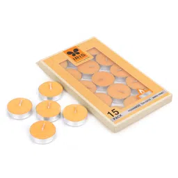 Iris Homefragrances Fragranced Tealights- Pack of 15- Fragrance Mango Sorbet- 9g each(Set of 2)-picture-46