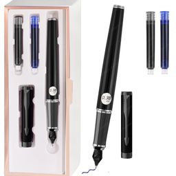 Bunie Fountain Pen Set with 2 Riffils for Students-12