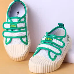 Cute Walk by Babyhug Velcro Closure Casual Shoes - Green-picture-20