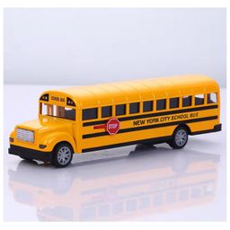 WOW Toys - Delivering Joys of Life, Mini Size Metal School Bus toy for kids - Yellow-61