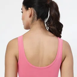 LILY Solid Full Coverage Non Padded Non-Wired Workout Bra image 4
