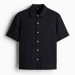 H&M Regular Fit Short-Sleeved Jersey Shirt-image-84