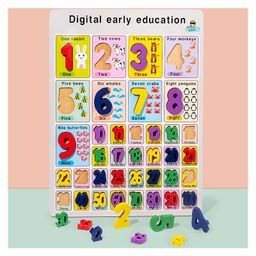Baybee Wooden Numbers Objects Matching Puzzle Multicolor - 101 Pieces image 4