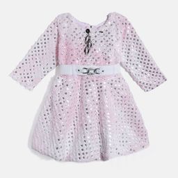 Aarika Woollen A-Line Midi Dress With Belt-picture-20