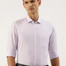 Peter England Purple Regular Fit Shirt-picture-42