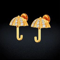 Joyalukkas Gold 22K Stormshield Stud Earrings for Women-image-69