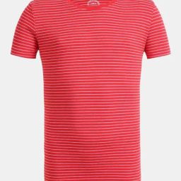 Jockey Kids Rio Red Cotton Striped T-Shirt-image-30