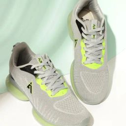 Action Men's Light Grey Running Shoes-picture-6