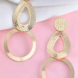 SUNBURST Contemporary Drop Earrings-21