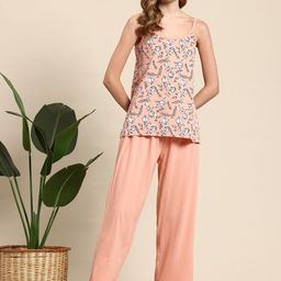 Mast & Harbour Printed Night suit-image-19