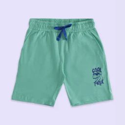 Pantaloons Junior Mint Green Cotton Printed Shorts-image-59