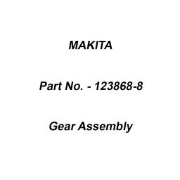 Makita Gear Assembly Suitable For DF332D, Part No 123868-8-picture-28