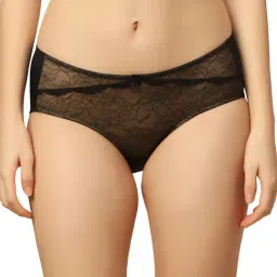 Triumph Black Self Design Hipster Panty-image-68