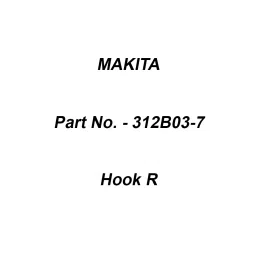 Makita Hook R Suitable For LM001C, Part No 312B03-7-picture-18