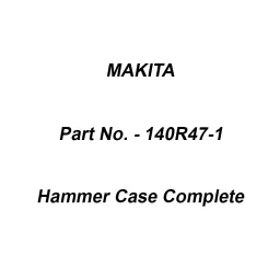 Makita Hammer Case Complete Suitable For TD001G, Part No 140R47-1-picture-11