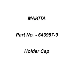 Makita Holder Cap Size 5-8 mm Suitable For MT950, Part No 643987-9-picture-15