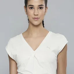 Puma V-Neck Extended Sleeves T-shirt-image-14
