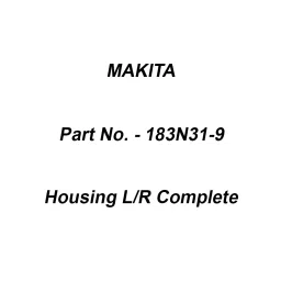 Makita Housing L/R Complete Suitable For DTD156, Part No 183N31-9-image-20