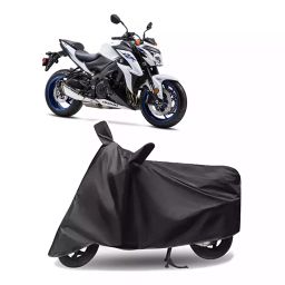 Auto Pearl Polyester Two Wheeler Cover for Suzuki GSX-S1000 ABS (Grey)-image-89