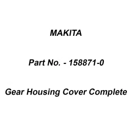Makita Gear Housing Cover Complete Suitable For MT430, Part No 158871-0-2