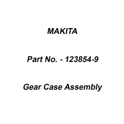 Makita Gear Case Assembly Suitable For EM2900U, Part No 123854-9-5