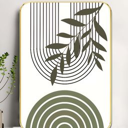 Myntra Elegant Homes White & Green 1 Piece Wood Other Wall Paintings-image-83