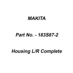 Makita Housing L/R Complete Suitable For UR005G, Part No 183S87-2-image-28
