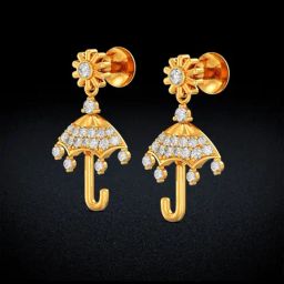 Joyalukkas Gold 22K Canopy Dangler Earrings for Women-image-79