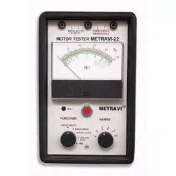 Metravi Analogue Motor Checker Analogue Display Black & White, MC-22-40