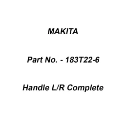 Makita Handle L/R Complete Suitable For GA7070, Part No 183T22-6-image-56