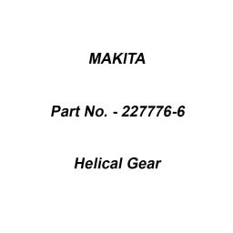 Makita Helical Gear Size 34 mm Suitable For DP2010, Part No 227776-6-picture-12