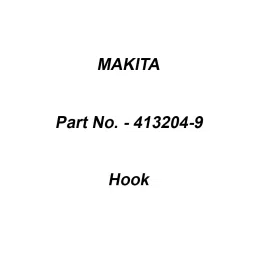 Makita Hook Suitable For BAP001G, Part No 413204-9-image-15